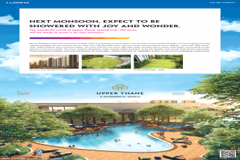 Next monsoon expect to be showered with joy and wonder at Lodha Upper Thane, Mumbai